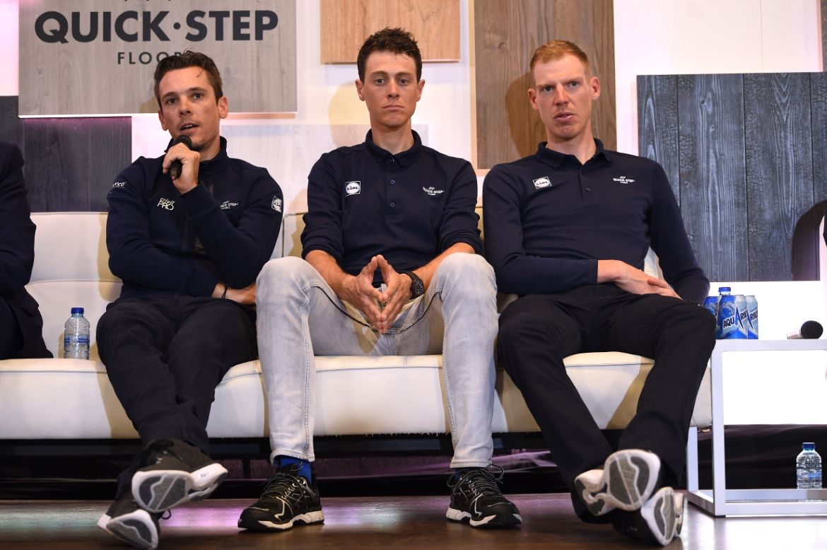 Philippe Gilbert, Niki Terpstra and Tim Declercq