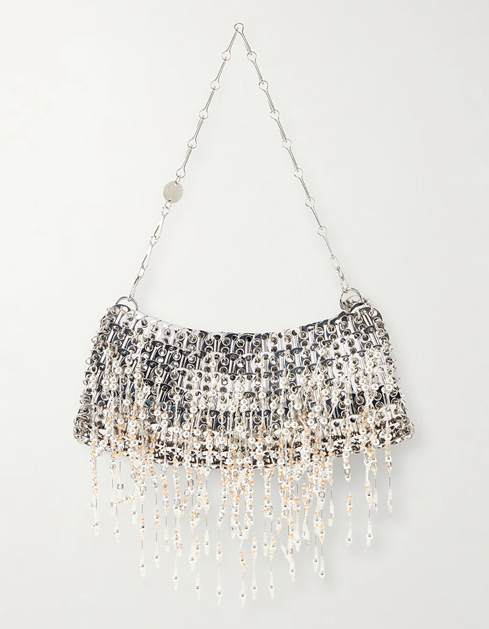 RABANNE, Sac a Main Beaded Chainmail Shoulder Bag