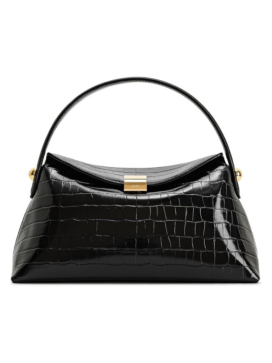 JW PEI, Jw Pei Women's Talia Top Handle Bag - Black Croc