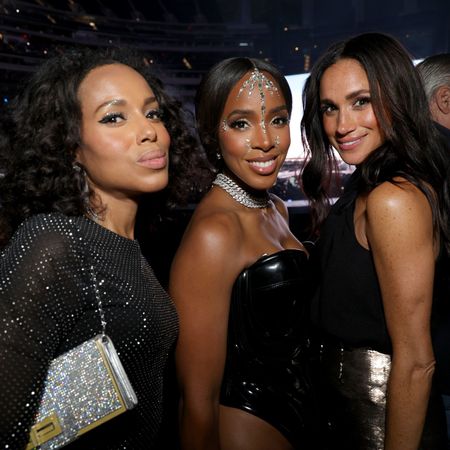 Kerry Washington, Kelly Rowland, and Meghan Markle at the Renaissance World Tour