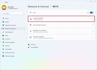 Open wireless properties