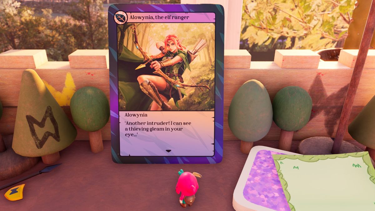 The Plucky Squire, an enchanting and reality-altering action puzzle game, lets you make friends with a Magic: The Gathering card