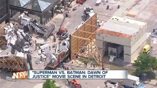 Batman v Superman Set Footage