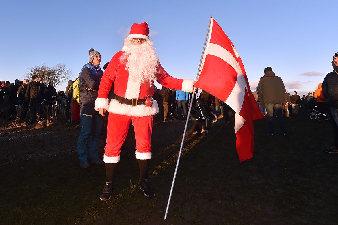 Santa Claus was on hand