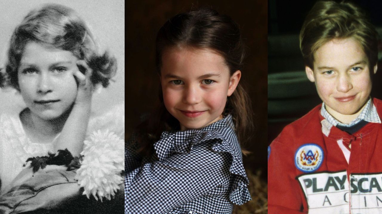 The Queen, Princess Charlotte and Prince William