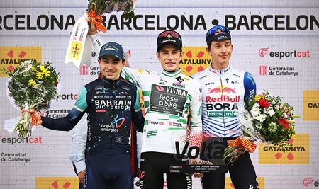 Volta a Catalunya 2026: the final podium
