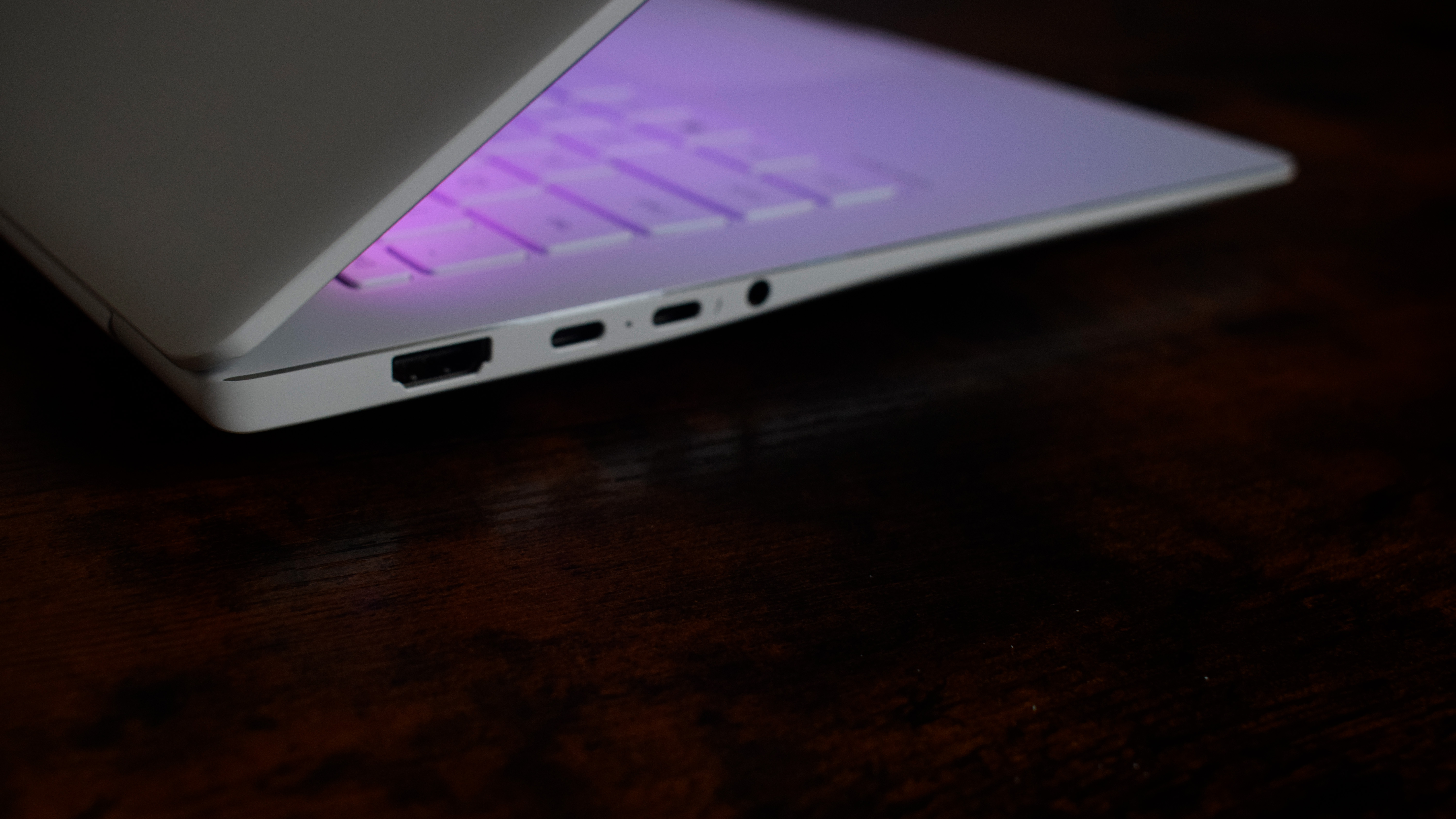 The Honor MagicBook 14 Pro on a desk