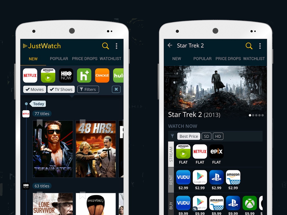 best android apps justwatch