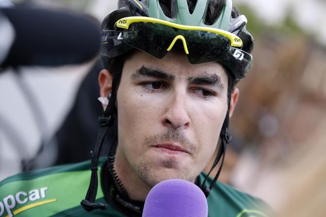 Angelo Tulik (Europcar) was third on stage 13 of the Giro d'Italia