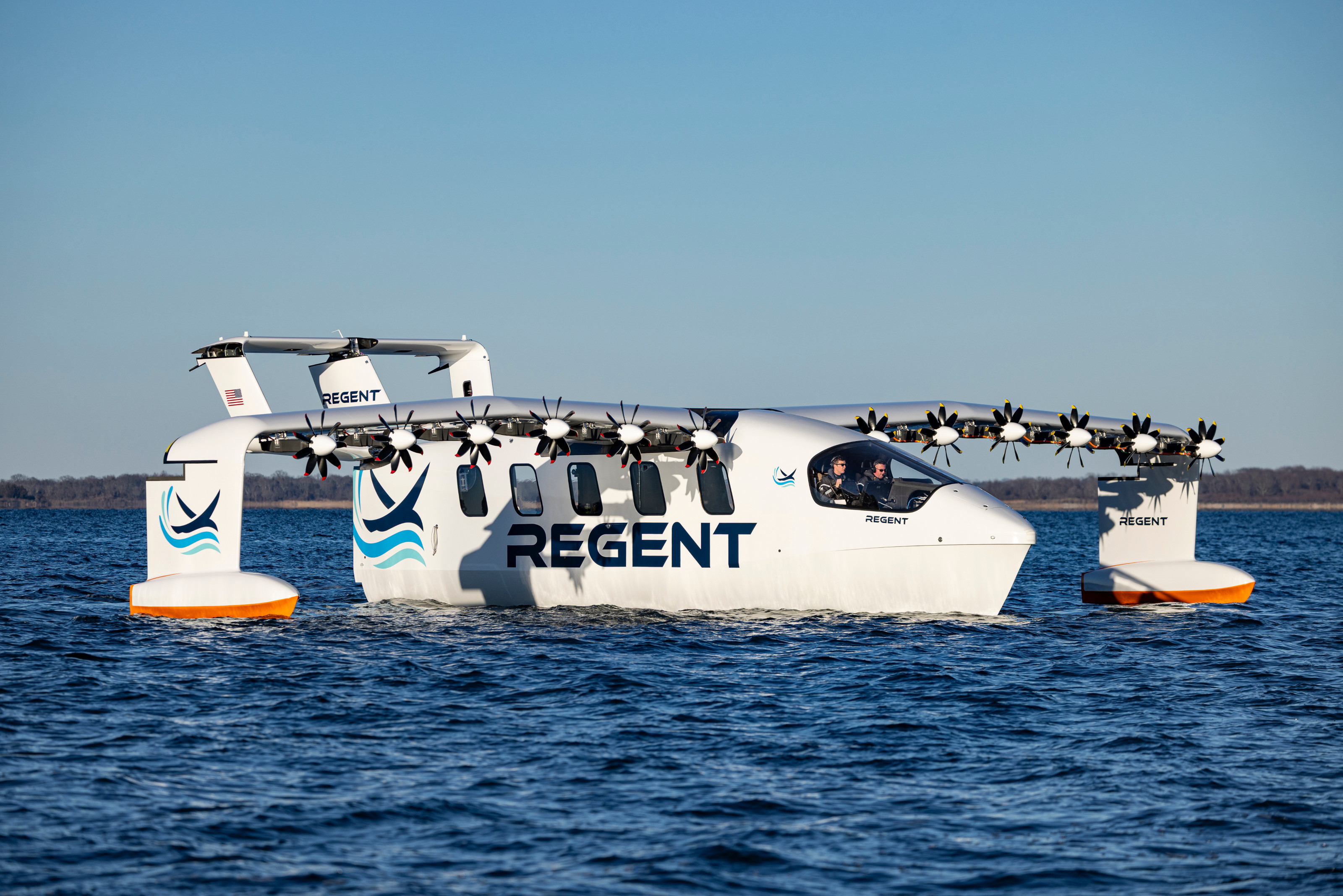 The full-size prototype of the Regent Viceroy seaglider