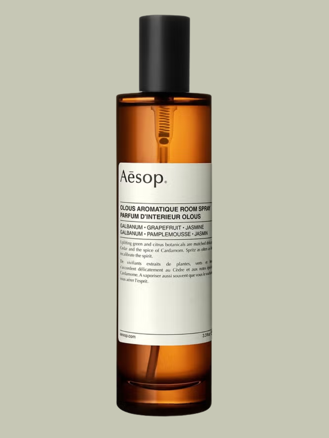 A bottle of room spray from Aesop