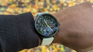 Wearing the Fossil Gen 6 Wellness Edition outdoors