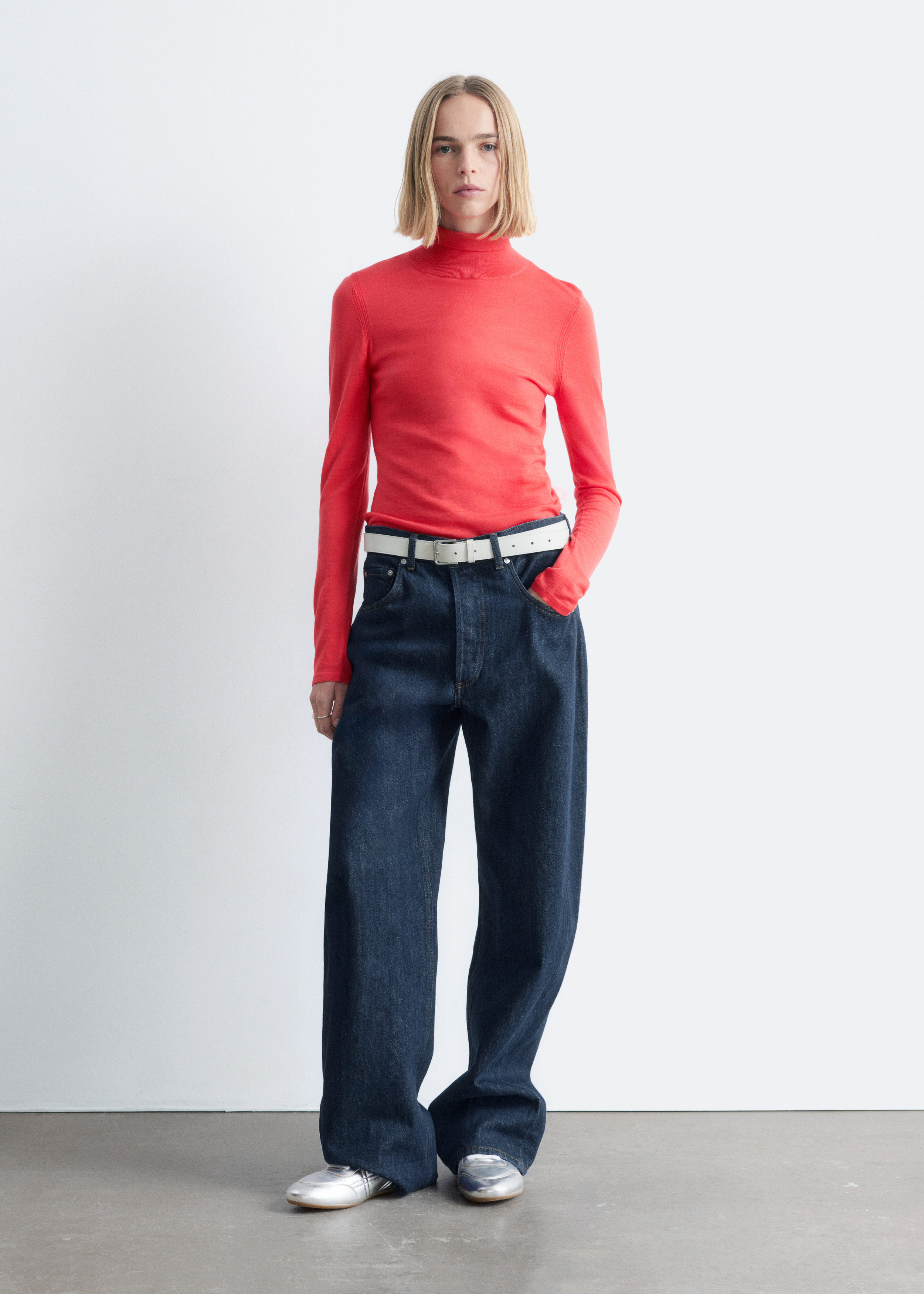 Minimal Leather Sneakers