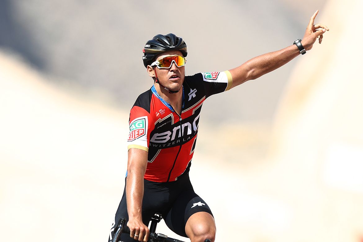 Greg Van Avermaet (BMC) produced a fine uphill sprint to win at the Tour of Oman.
