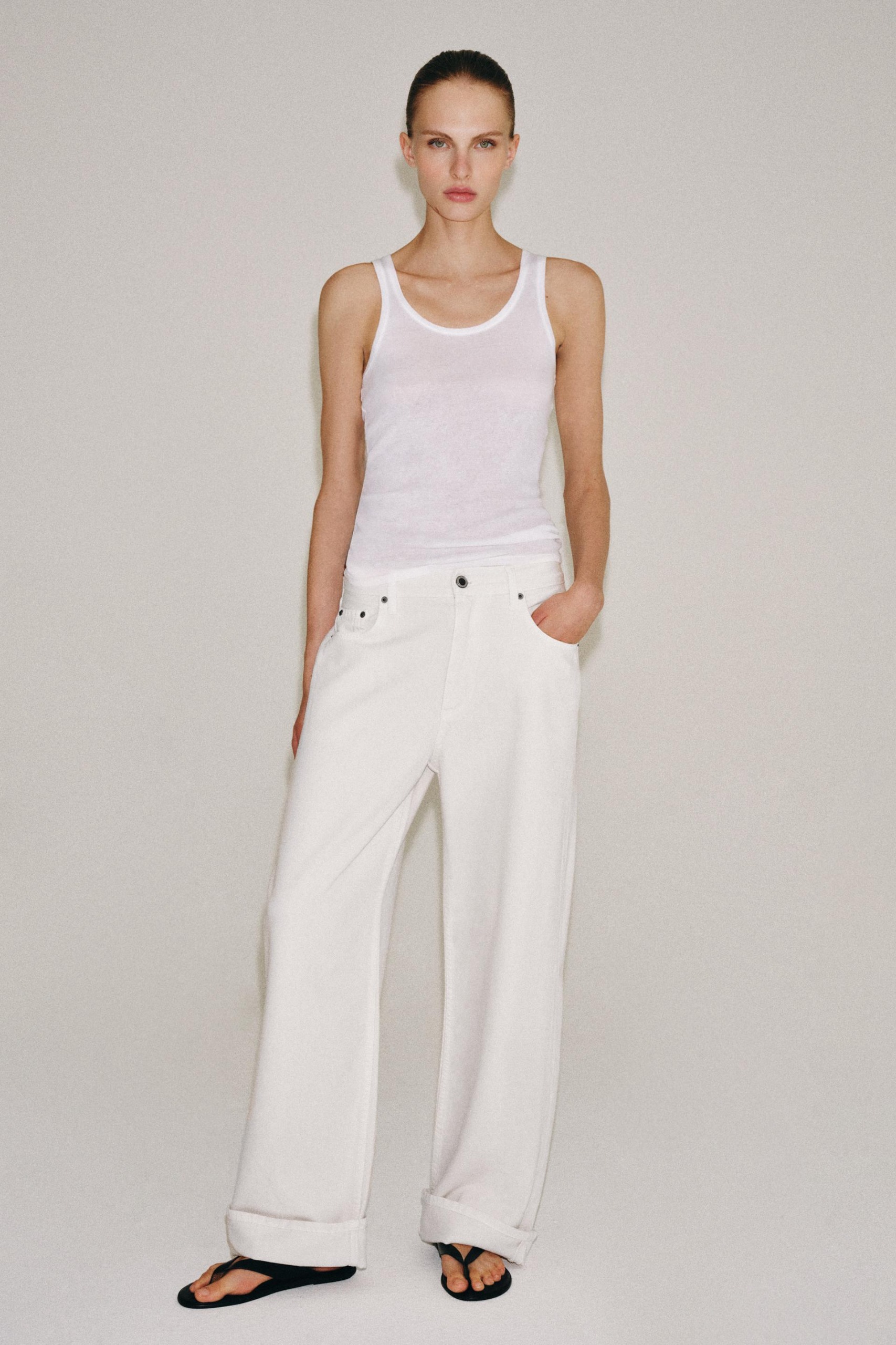 Zara, Mid-Rise Baggy Jeans