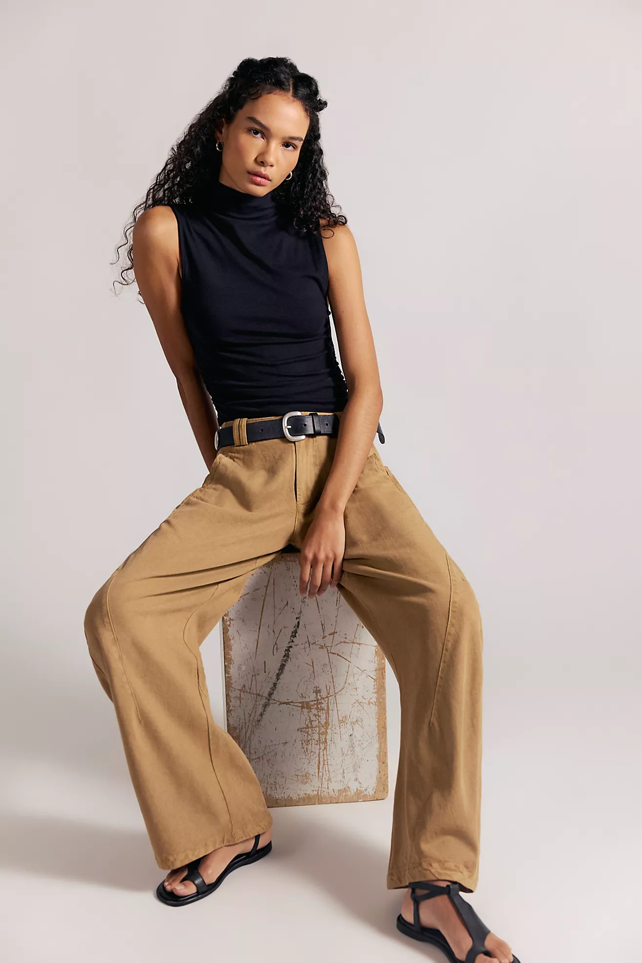 Spotlight Washed Barrel Chino Trousers