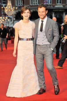 Jude Law and Keira Knightley at the Anna Karenina premiere