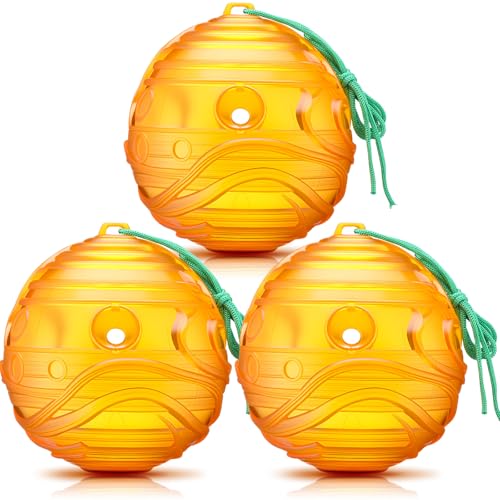 Qualirey 3 Pack Wasp Traps Yellow Jackets Outdoor Hanging Catcher Bee and Wasp Traps for Outside Hornet Bait Reusable Bee Catcher for Garden Farm Orchard(honeycomb Style)