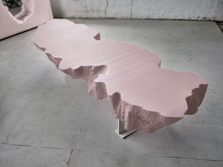 The newly coloured ‘Broken’ bench by Snarkitecture for Gufram