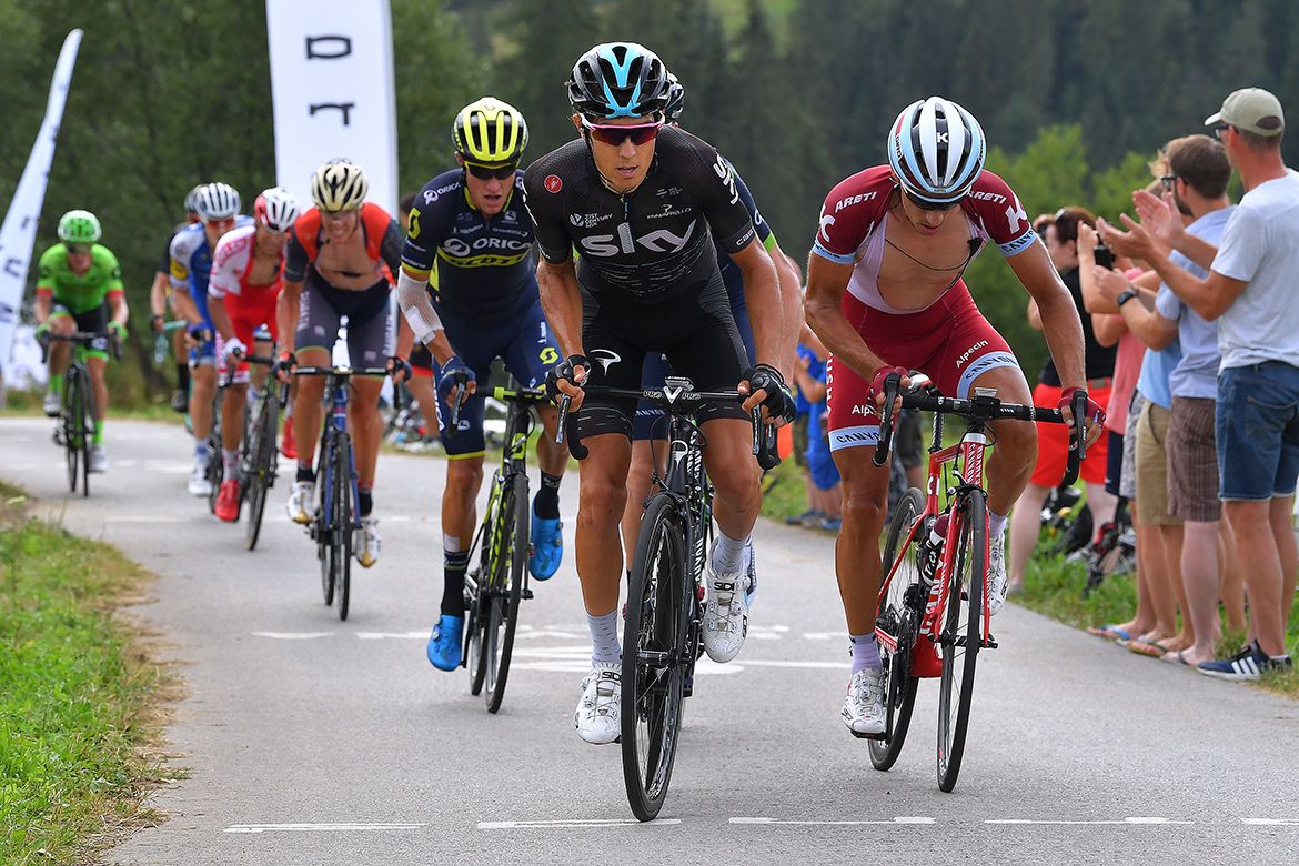 Diego Rosa played a key part in Wout Poels' win.