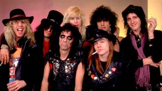 Guns N’ Roses with Alice Cooper