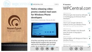 NewsSpot Version 2.7 released to marketplace
