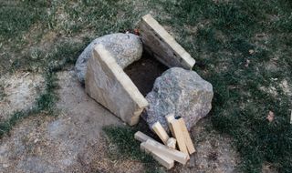 materials for DIY fire pit