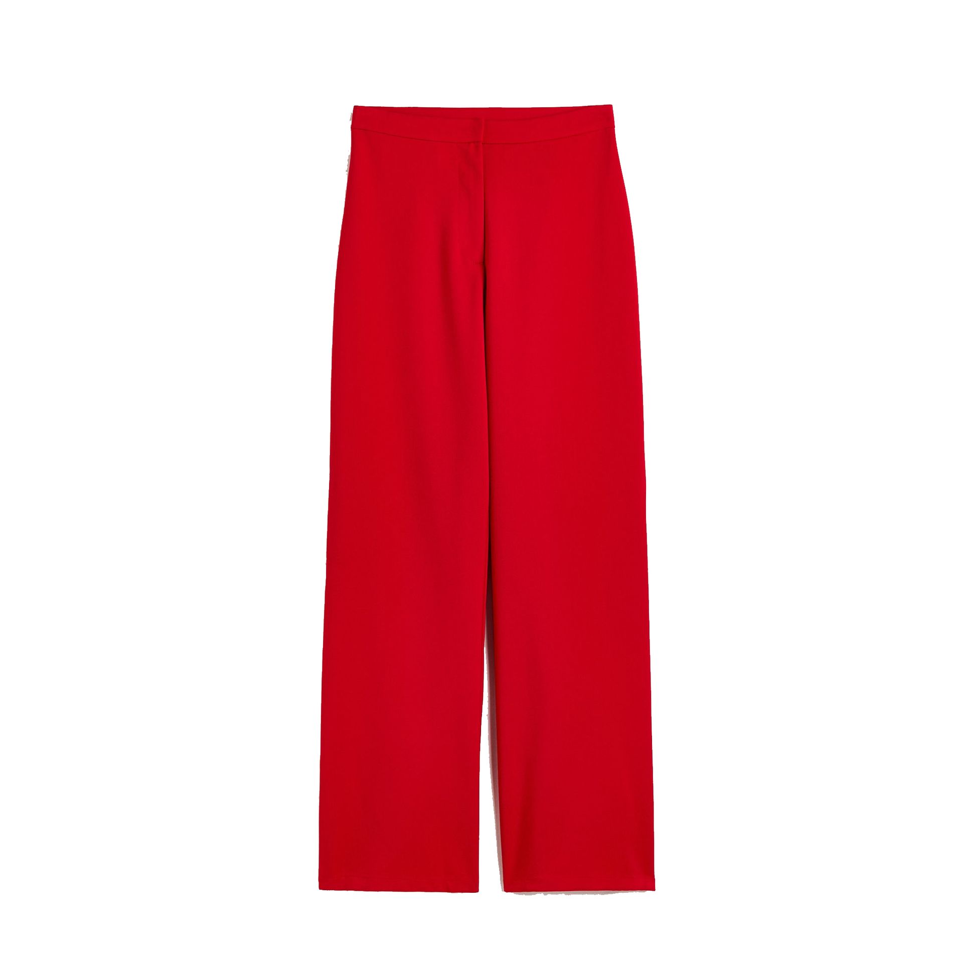 red trousers