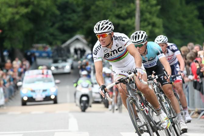 Philippe Gilbert (BMC) pushes the pace