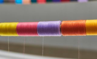 coloured thread dangle