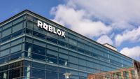 An image showing the outside of Roblox's headquarters in California.
