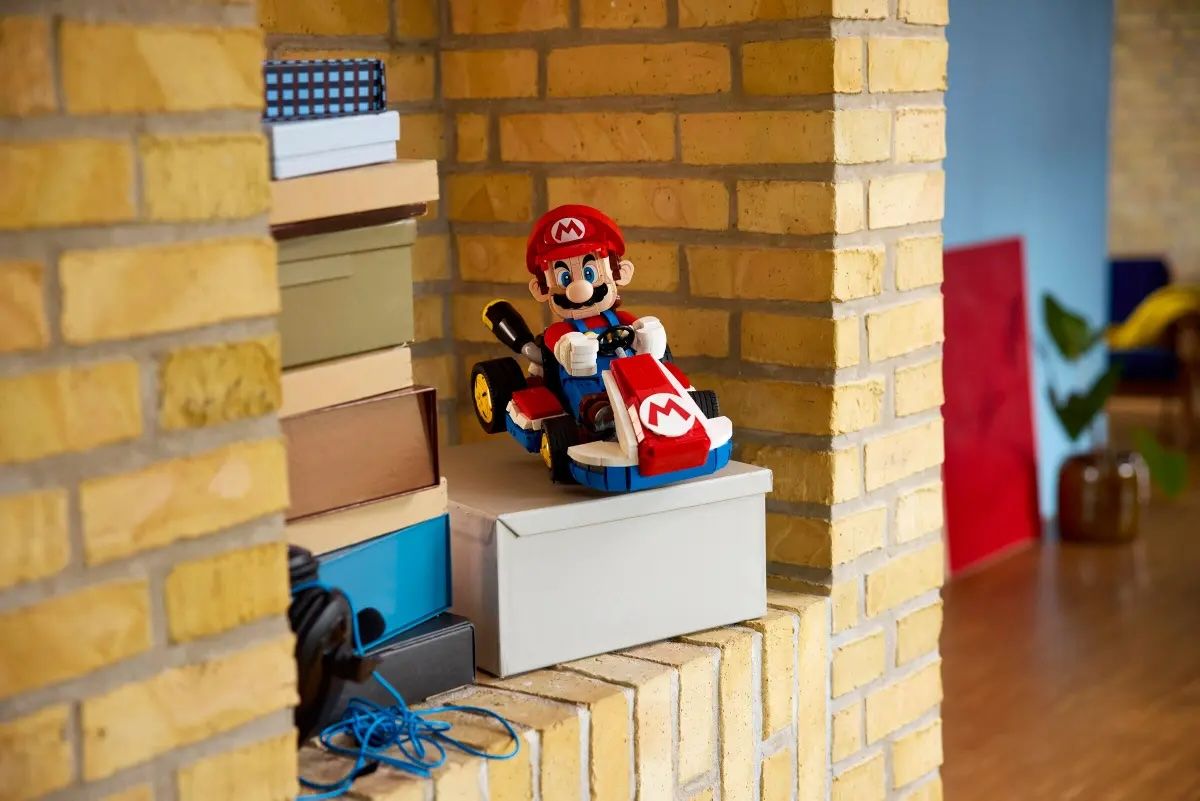 Mario Buring New LEGO set shows off Mario burning tarmac in his iconic kart | Shortlist