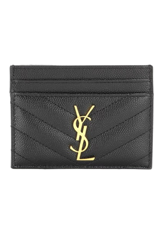 Saint Laurent Leather Card Holder