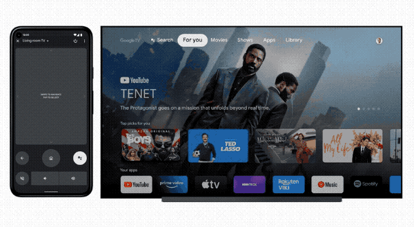 Android TV remote control