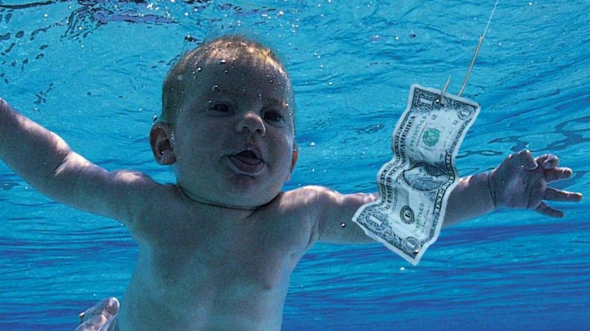 A crop of Nirvana&#039;s Nevermind cover