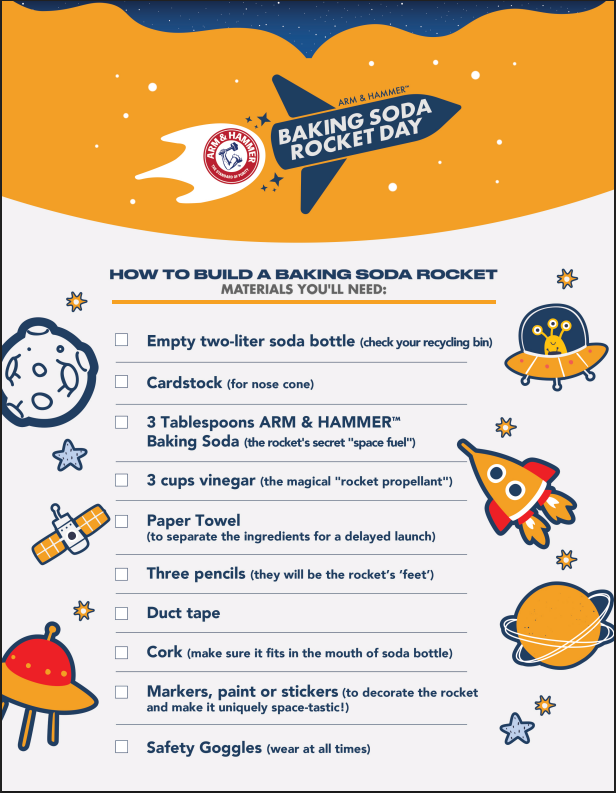instructions for making a bottle rocket.