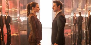 Rebecca Ferguson and Tom Cruise in Mission: Impossible - Fallout