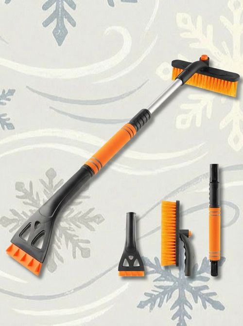 32" Extendable Ice Scraper & Snow Brush for Car