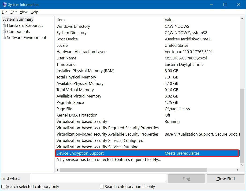 Boot directory. Virtualization-based Security. Hardware abstraction layer Windows 10. System Summary. Kernel DMA Protection отключить.