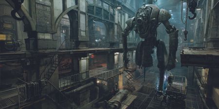 Post-apocalyptic environmental concept art