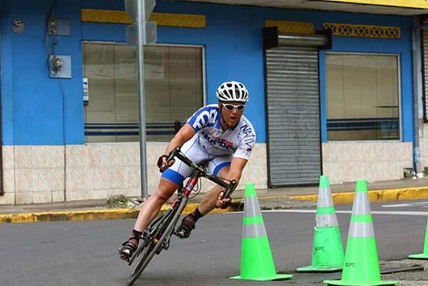 The racers covered just over 30km.