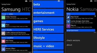 SysApp Pusher for Windows Phone
