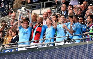 City won the FA Cup as part of a domestic treble in 2019