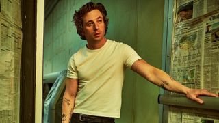 Jeremy Allen White is shown as Carmy on The Bear.