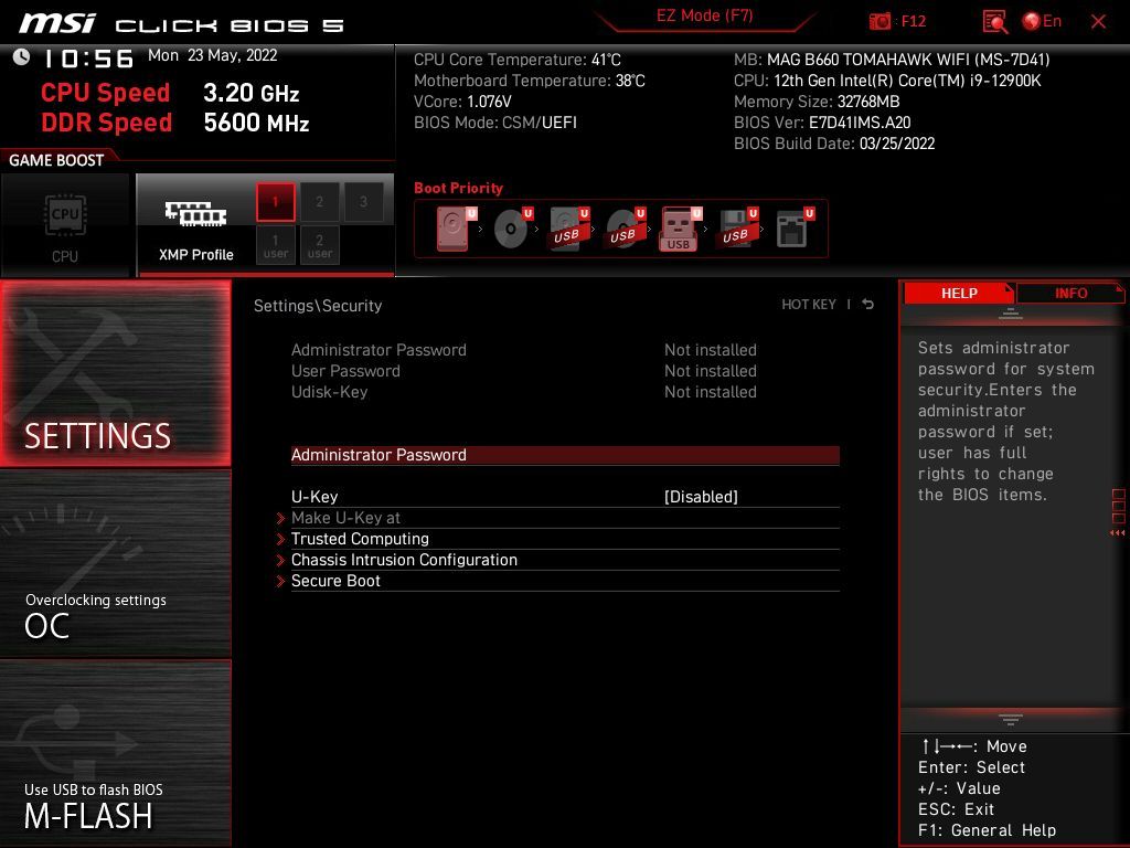 MSI MAG B660 Tomahawk WIFI
