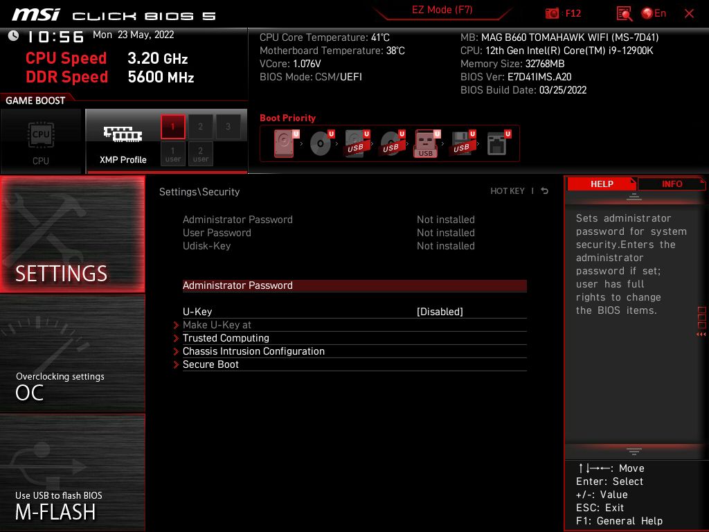 MSI MAG B660 Tomahawk WIFI