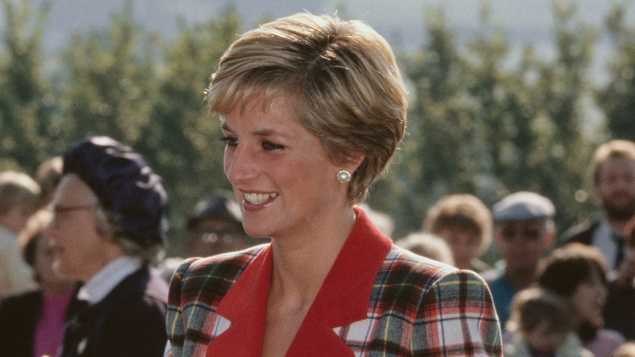 Princess Diana visits Cullompton in Devon in September 1990. 