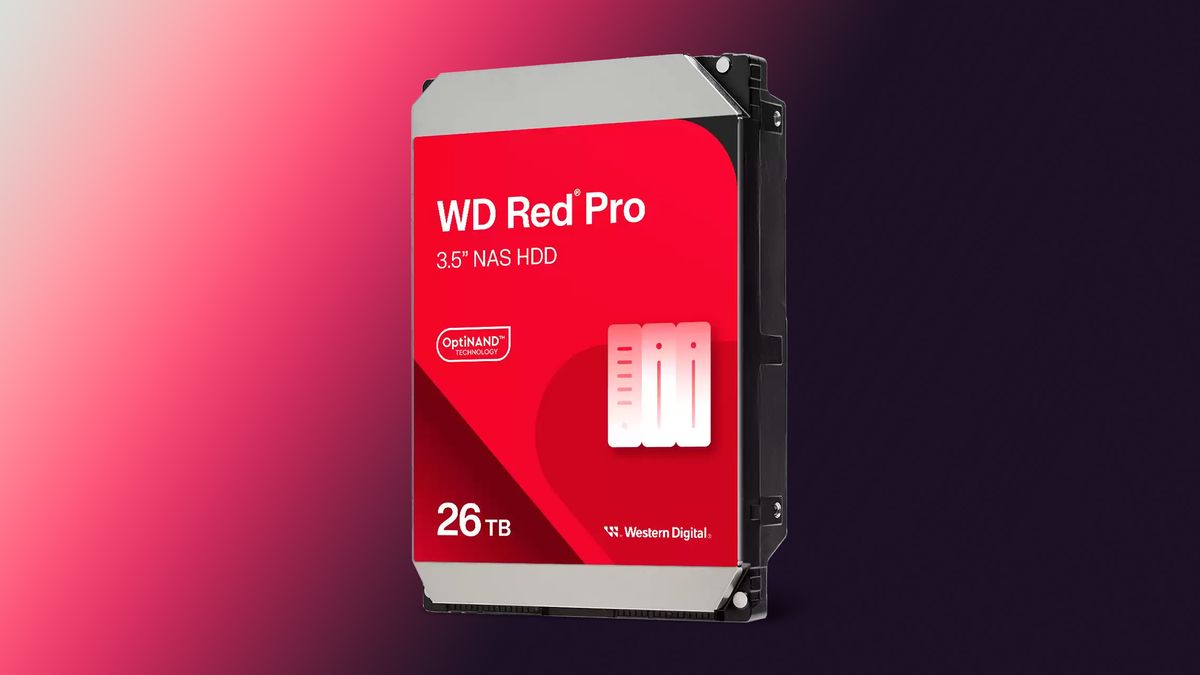 WD Red Pro 26TB hits the market for $569 — new capacity enables portable 208TB RAID solution for $8,299