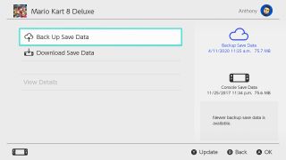 Nintendo Switch Cloud Saves Back Up Download Save Data