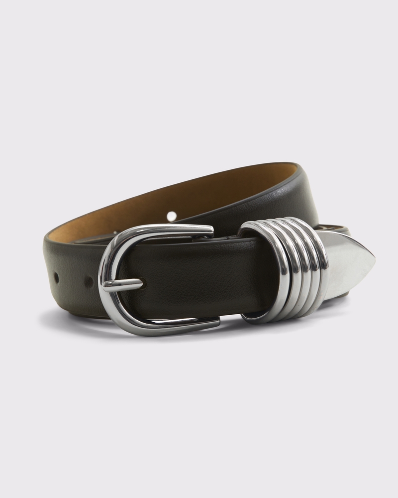 Essential Rounded Leather Belt